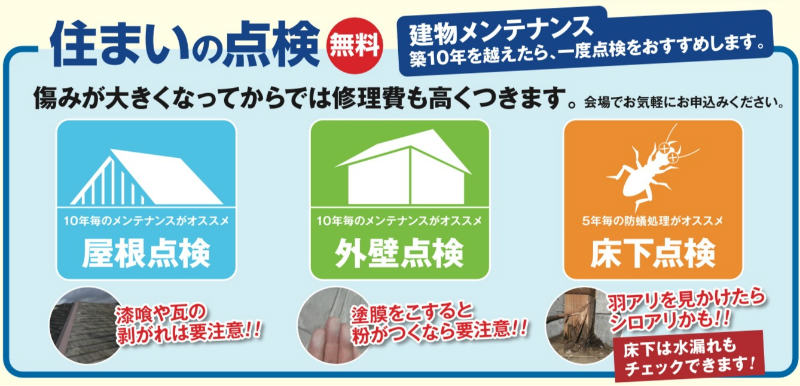 近鉄のリフォーム相談会＠木津川台３丁目集会所　住まいの無料点検実施中