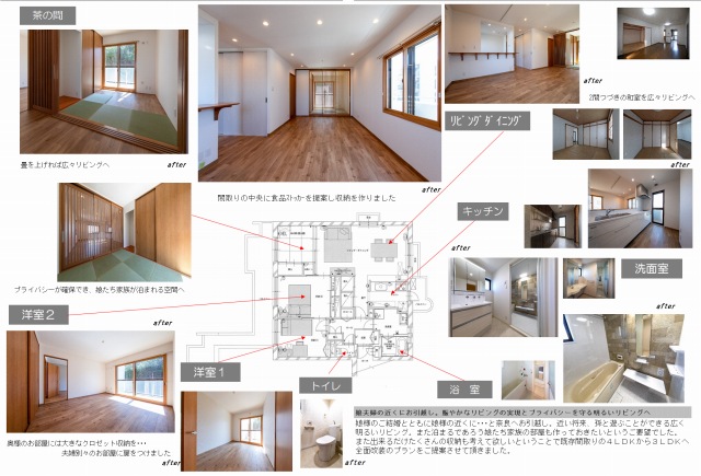 風通る明るく広いリビングへ(京都府木津川市)